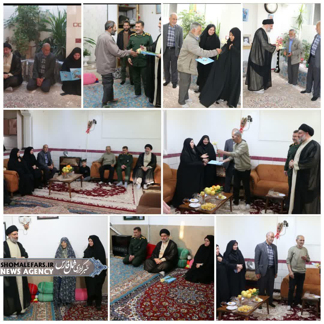 دیدار و تکریم جانبازان بخش مشهد مرغاب در قالب طرح ملی علمداران حماسه ؛ همزمان با میلاد حضرت ابوالفضل (ع) و روز جانباز