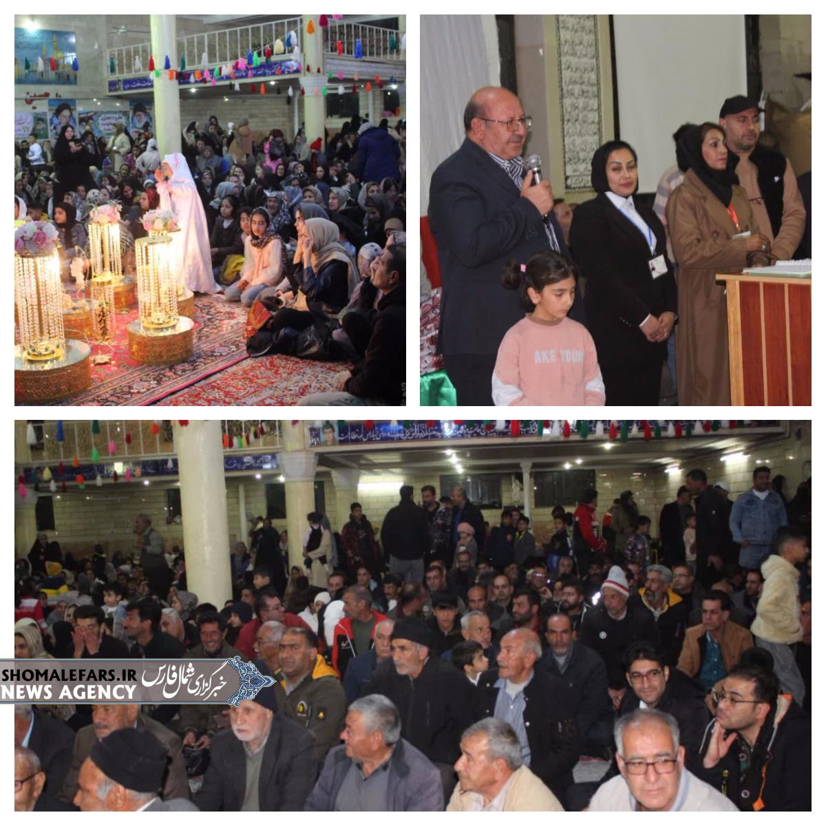 جشن بزرگ نیمه‌شعبان و آیین ازدواج آسان «مهر ماندگار» در روستای فنجان برگزار شد