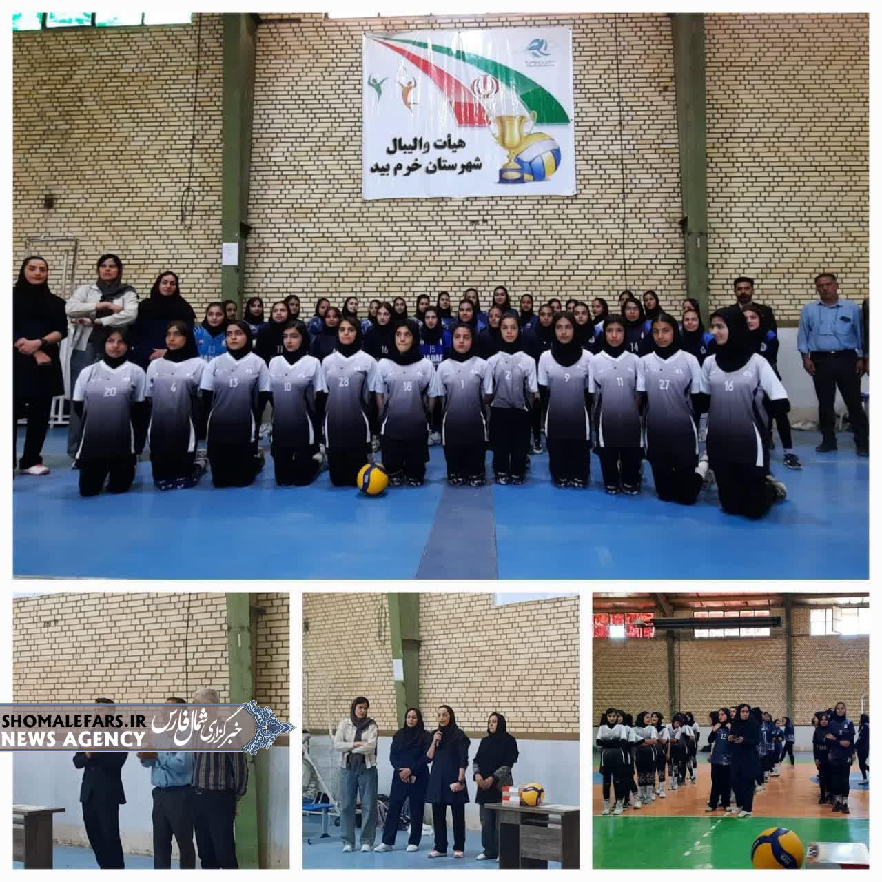 قهرمانی تیم اسپوت در مسابقات والیبال نوجوانان دختران صفاشهر