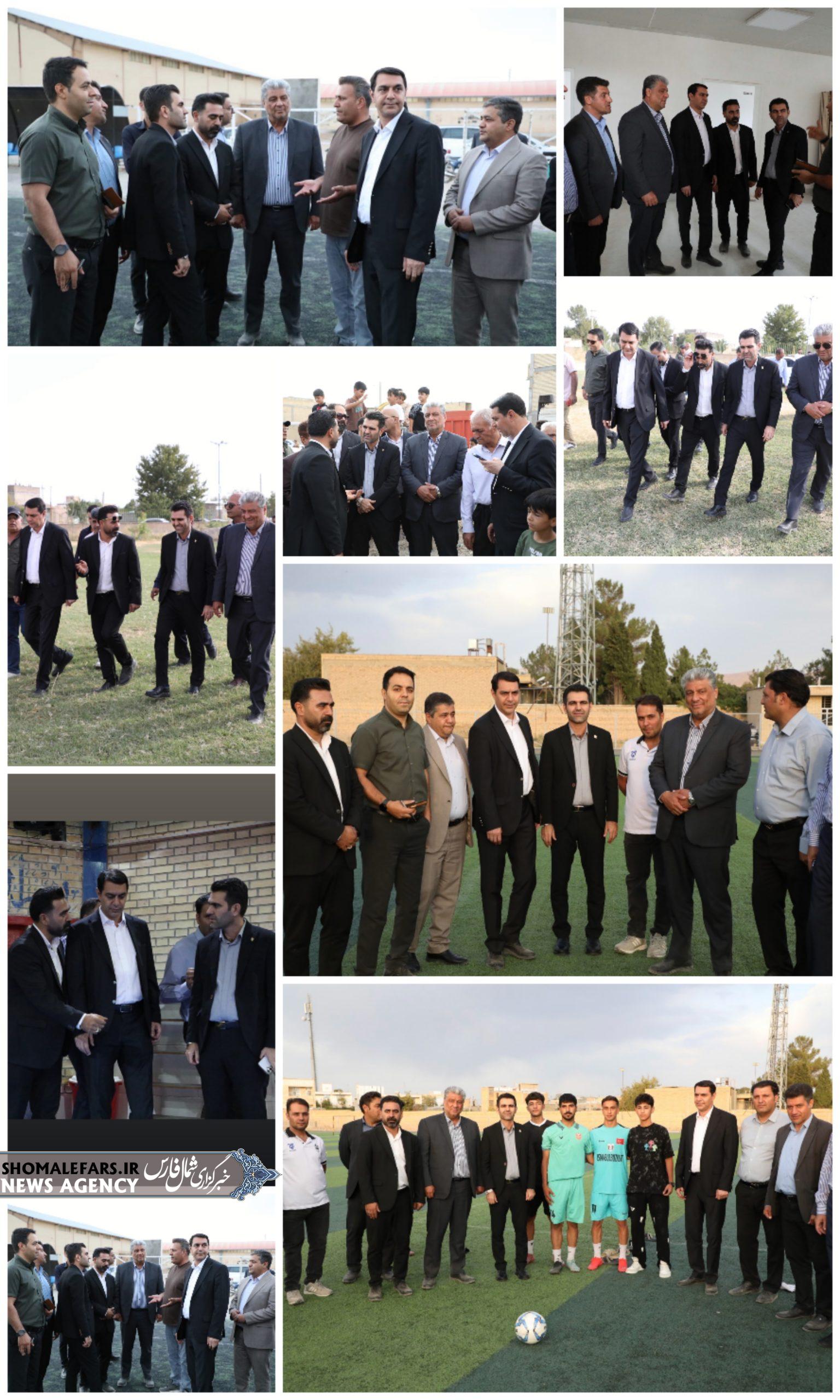 بازدید مسئولان از پروژههای ورزشی خرمبید؛ تأکید بر تسریع در تکمیل طرحهای نیمهتمام بازدید مسئولان از پروژههای ورزشی خرمبید؛ تأکید بر تسریع در تکمیل طرحهای نیمهتمام